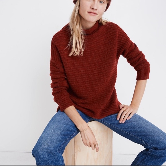 Madewell Donegal Belmont Mockneck Sweater - Picture 2 of 4